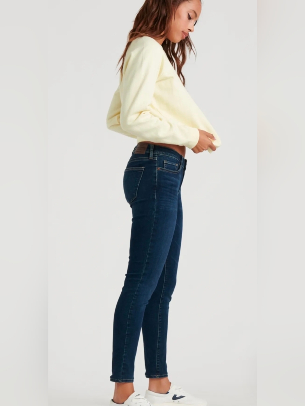Lucky Brand Low Rise Lolita Skinny Jeans 10/30 Medium Dark Wash